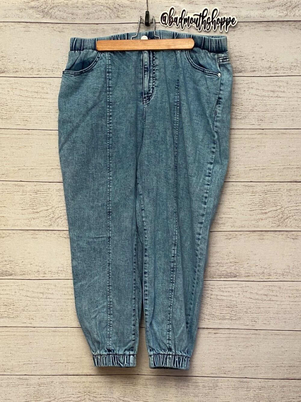 Wild Fable for Target Vintage Inspired Acid Washed Jogger Jeans XL